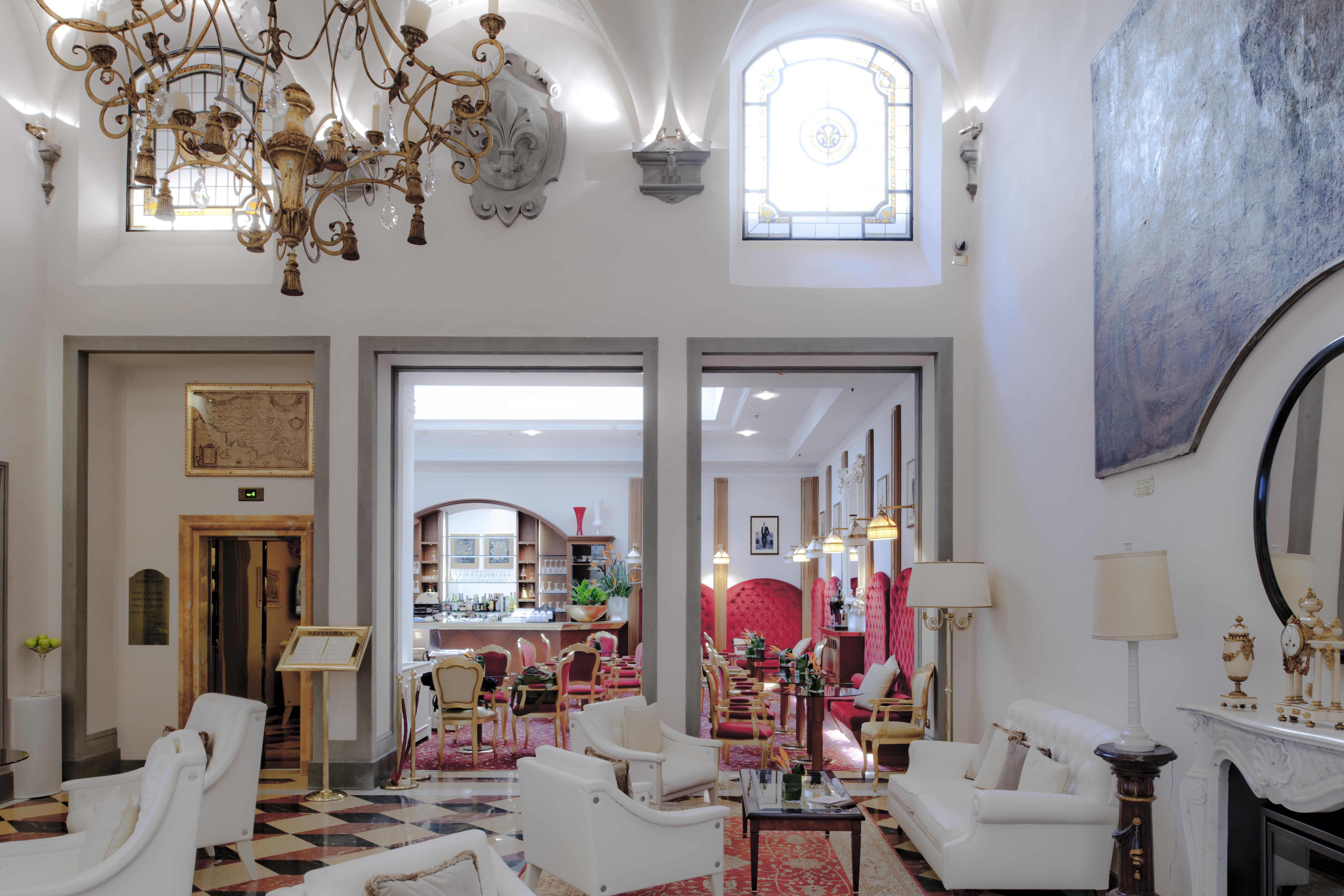 פירנצה Golden Tower Hotel & Spa מראה חיצוני תמונה The lobby
