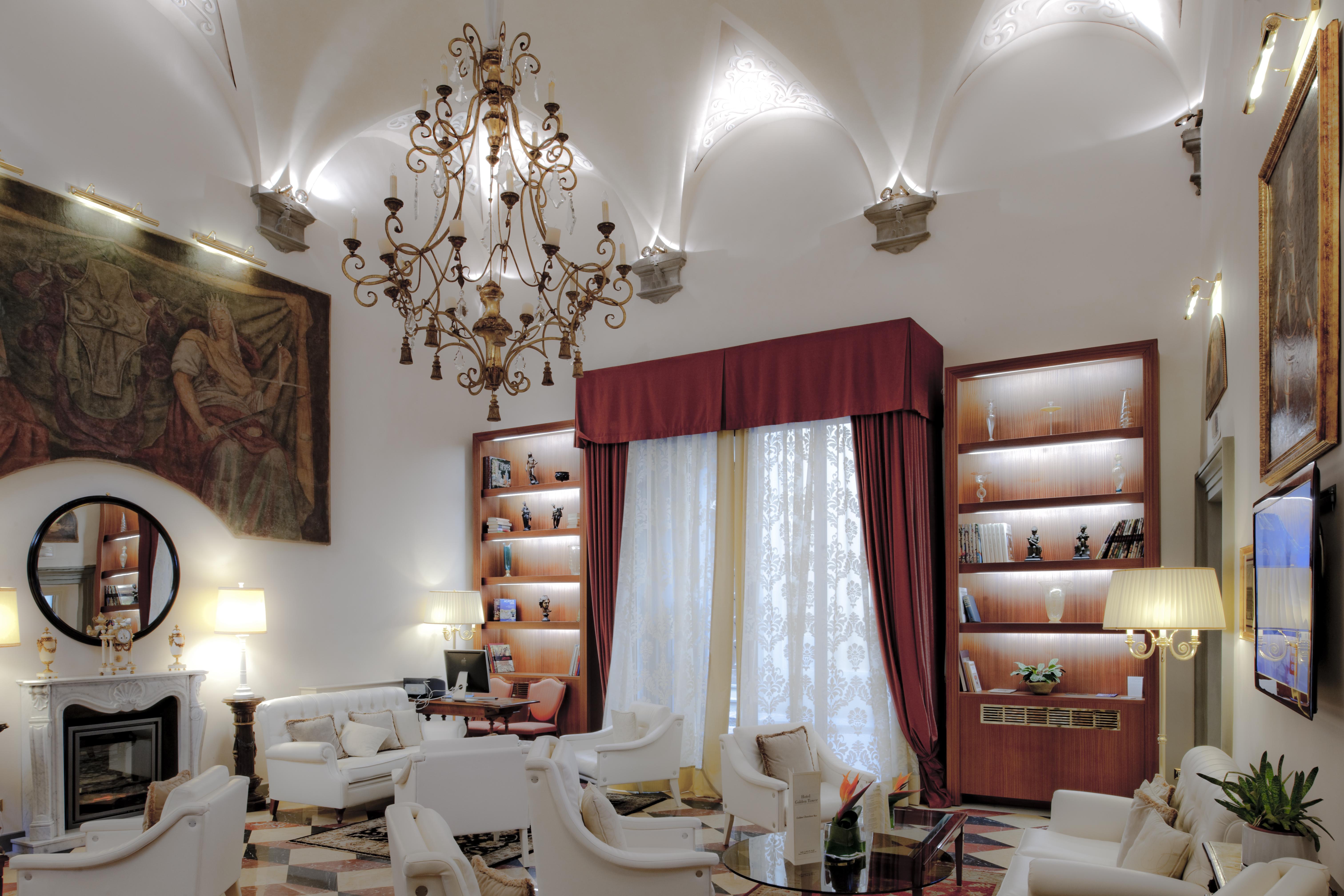 פירנצה Golden Tower Hotel & Spa מראה חיצוני תמונה The living room