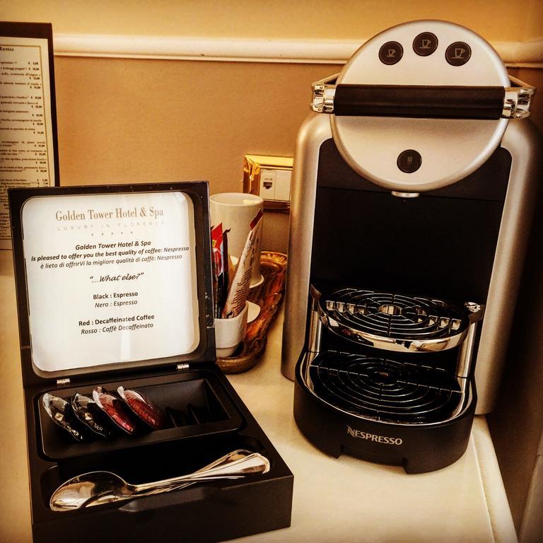 פירנצה Golden Tower Hotel & Spa מראה חיצוני תמונה A Nespresso coffee machine